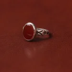 انگشتر عقیق مردانه کد 31061