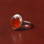 انگشتر عقیق مردانه کد 31065