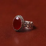 انگشتر عقیق مردانه کد 31076