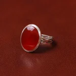 انگشتر عقیق مردانه کد 31082