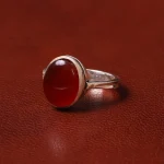 انگشتر عقیق مردانه کد 31084