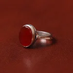 انگشتر عقیق مردانه کد 31092