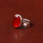 انگشتر عقیق مردانه کد 31093