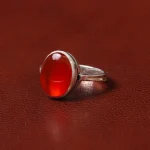 انگشتر عقیق مردانه کد 31095