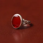 انگشتر عقیق مردانه کد 31098