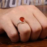 انگشتر عقیق مردانه کد 31067