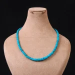 گردنبند فیروزه خزامه کد 31108