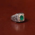 انگشتر زمرد مردانه کد 31267