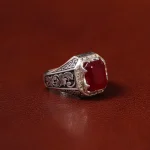 انگشتر یاقوت سرخ مردانه کد 31284