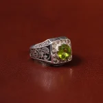 انگشتر زبرجد مردانه کد 31290