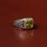 انگشتر زبرجد مردانه کد 31293