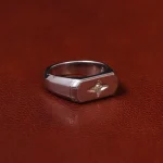 انگشتر نقره مردانه کد 31307