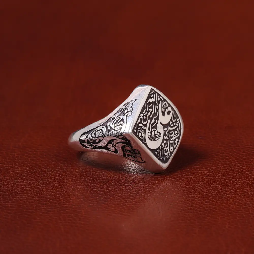 انگشتر نقره مردانه کد 31308