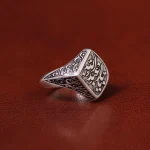 انگشتر نقره مردانه کد 31309