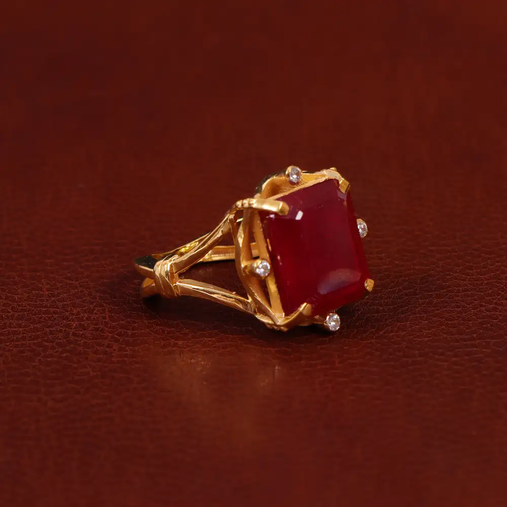 انگشتر یاقوت سرخ زنانه کد 31316