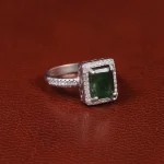 انگشتر زمرد زنانه کد 31320