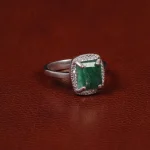 انگشتر زمرد زنانه کد 31322