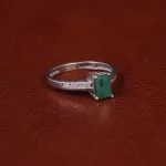 انگشتر زمرد زنانه کد 31331