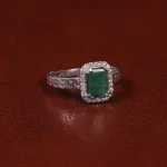 انگشتر زمرد زنانه کد 31335