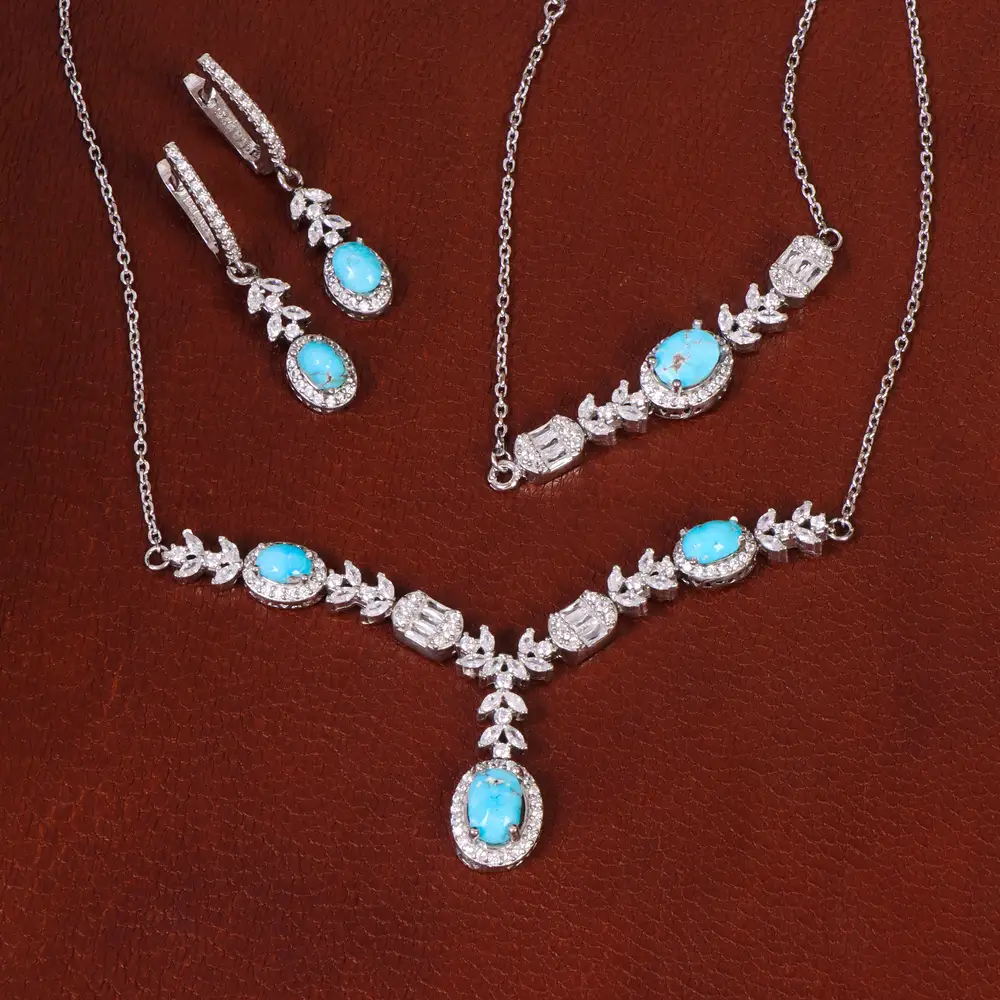 سرویس فیروزه زنانه کد 31353