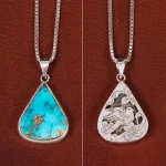 گردنبند فیروزه اسپرت کد 31378