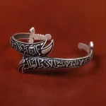 بنگل نقره مردانه کد 31407