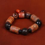 دستبند مهره عقیق مردانه کد 31416