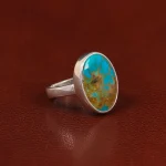 انگشتر فیروزه شجری مردانه کد 31439