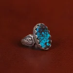 انگشتر فیروزه شجری مردانه کد 31533