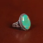 انگشتر فیروزه شجری مردانه کد 31535