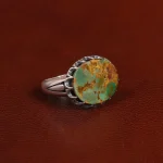 انگشتر فیروزه شجری مردانه کد 31538