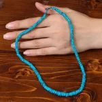 گردنبند فیروزه خزامه کد 31108