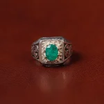 انگشتر زمرد مردانه کد 31264