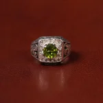 انگشتر زبرجد مردانه کد 31291