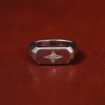 انگشتر نقره مردانه کد 31307