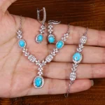 سرویس فیروزه زنانه کد 31353