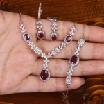 سرویس یاقوت سرخ زنانه کد 31356