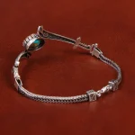 دستبند فیروزه مردانه کد 31409