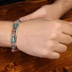 دستبند ورشو مردانه کد 31411