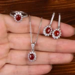 نیم ست عقیق زنانه کد 31418