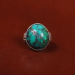 انگشتر فیروزه شجری مردانه کد 31460