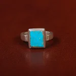 انگشتر فیروزه شجری مردانه کد 31461