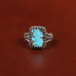 انگشتر فیروزه شجری مردانه کد 31484