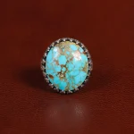 انگشتر فیروزه شجری مردانه کد 31505