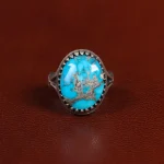 انگشتر فیروزه شجری مردانه کد 31506