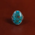 انگشتر فیروزه شجری مردانه کد 31508