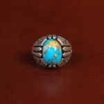 انگشتر فیروزه شجری مردانه کد 31514