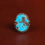 انگشتر فیروزه شجری مردانه کد 31529