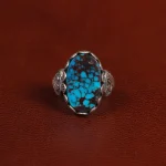 انگشتر فیروزه شجری مردانه کد 31533