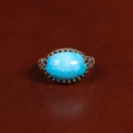 انگشتر فیروزه شجری مردانه کد 31541